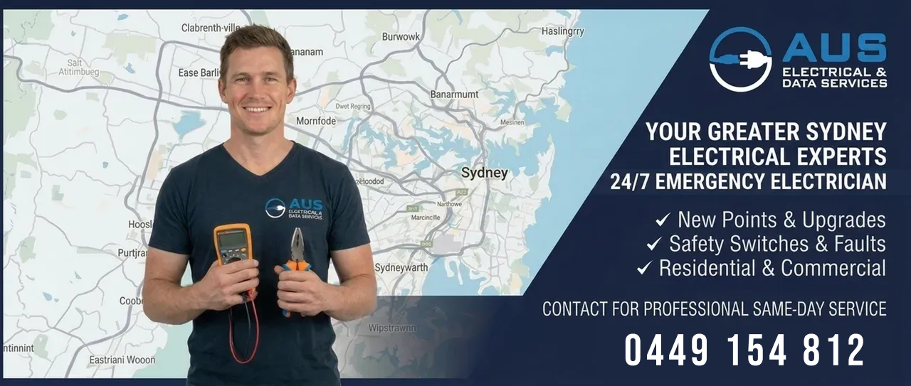 AUS Electrical & Data Services — Greater Sydney service area